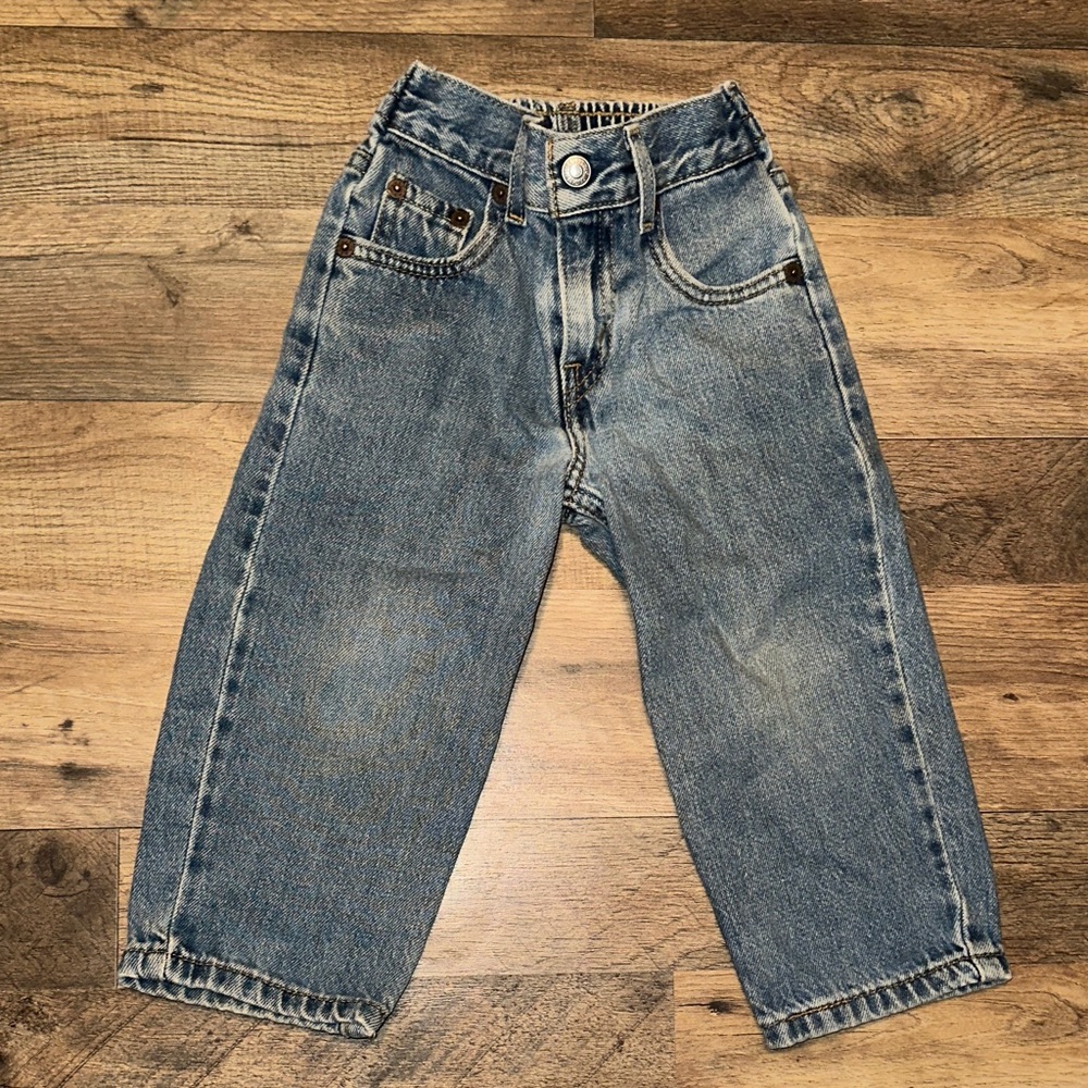 Classic Blue Denim Kids Levi Jeans